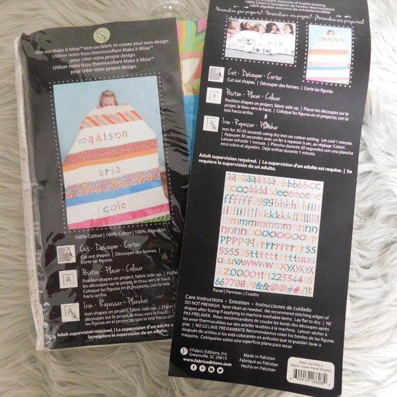 Make It Mine Quilt with 200 Letters Symbols - Picture 1 of 3